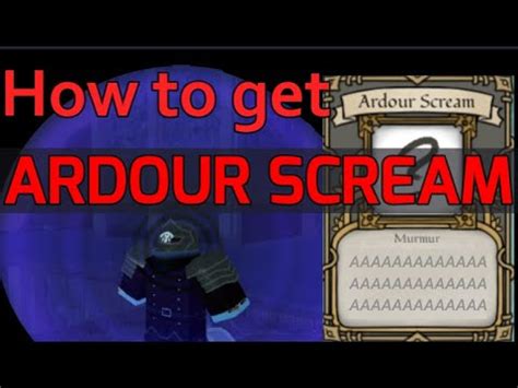 how to get ardour scream